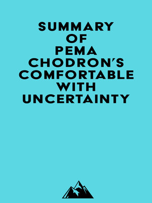 cover image of Summary of Pema Chodron's Comfortable with Uncertainty